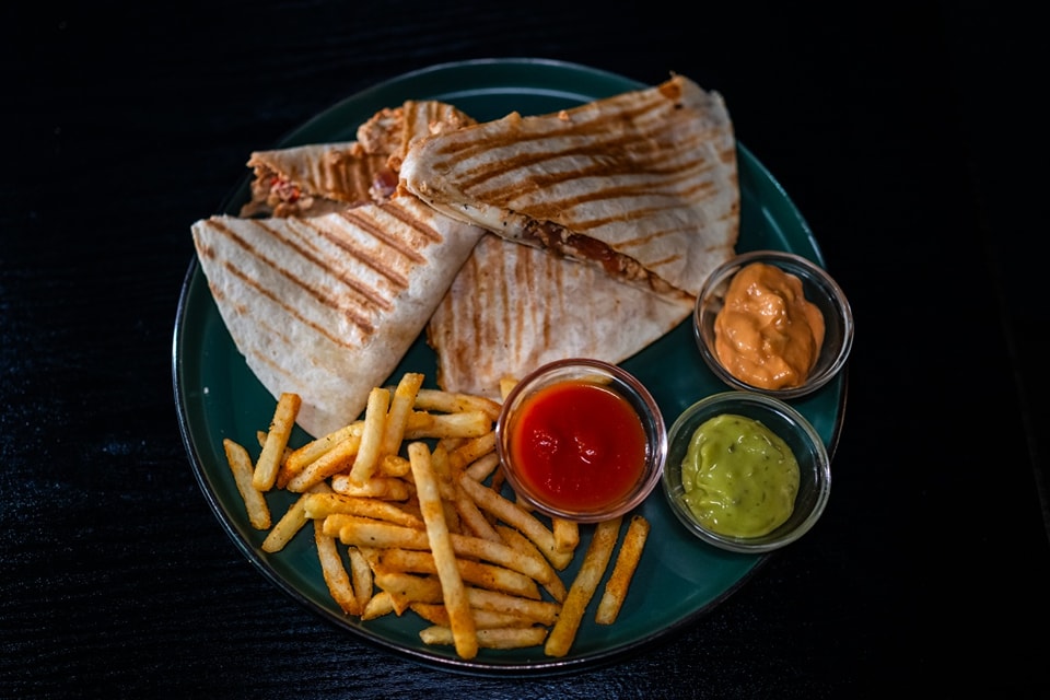 Chicken Fajitas Quesadillas
